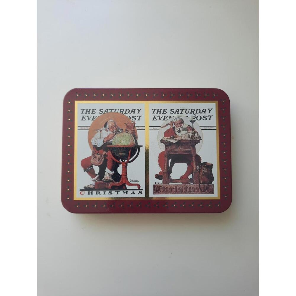 Norman Rockwell Saturday Evening Post‎ Nostalgic Christmas Santa Playing Cards